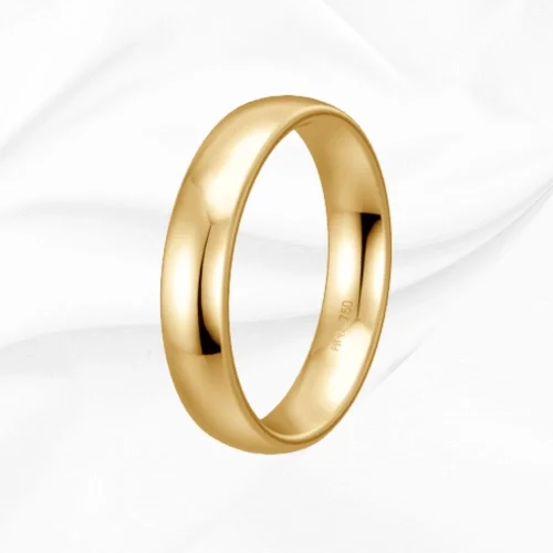 Alliance homme en or jaune 750/000, Luxury n°10, L'Etabli du Bijoutier Haguenau