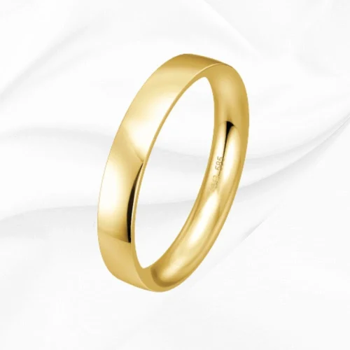 Alliance homme en or jaune 18k, promesse n°10, L'Etabli du Bijoutier, Haguenau