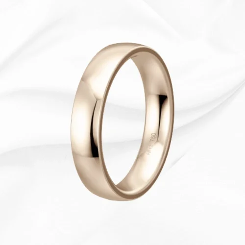 Alliance homme en or rose 750/000, Luxury n°6, L'Etabli du Bijoutier Haguenau