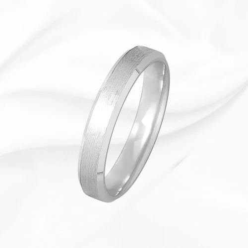 Alliance homme en Or Blanc 750/000, Axel, L'Etabli du Bijoutier