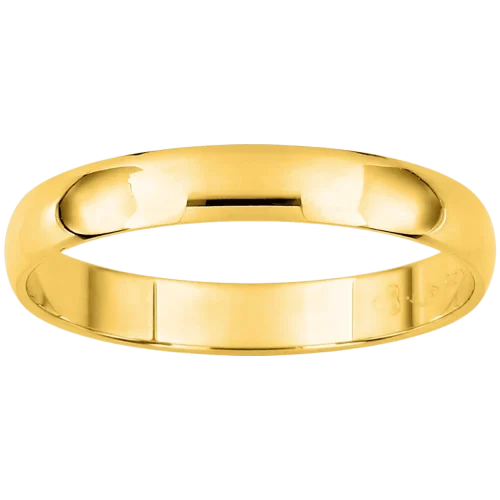 Alliance mixte en or jaune, blanc ou rose, disponible en 18k et 9k