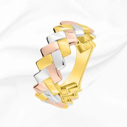 Alliance originale 3 ors 750/000, L'Etabli du Bijoutier