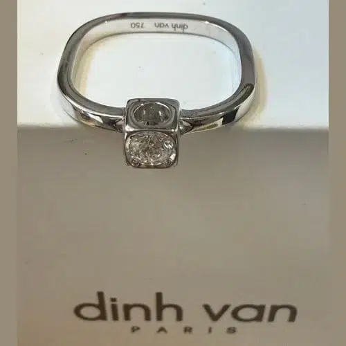 Bague Cube dinh van- occasion