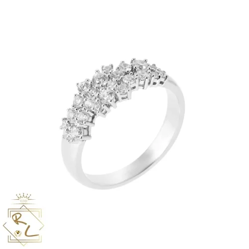 Bague en argent 925/000 et zirconiums, Astrella, L'Etabli du Bijoutier, Haguenau