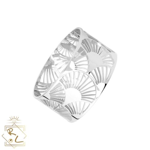 Bague motif ajoure en Or Blanc 750/000, L'Etabli du bijoutier, haguenau