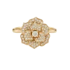 Bague petite fleur en Or jaune 750/000 et diamants Ligne Vendôme, L'Etabli du Bijoutier, Haguenau