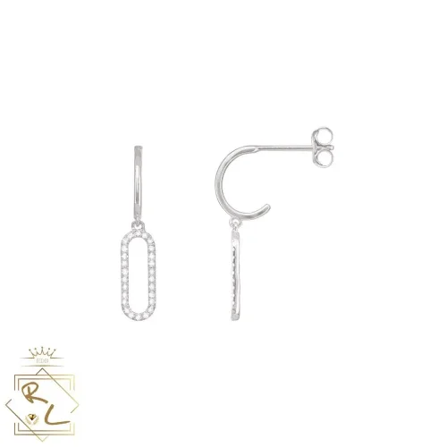 Boucles d'oreilles en Or Blanc 750/000 et diamants naturels, Riviana 2, L'Etabli du Bijoutier, Haguenau