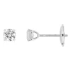 Boucles d'oreilles diamants, 0.40ct, en or blanc 18k, Annabelle, L'Etabli du Bijoutier, Haguenau