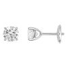 Boucles d'oreilles diamants, 1.40ct, en or blanc 18k, Annabelle, avec au choix : diamant naturel ou diamant de synthèse. L'Etabli du Bijoutier Haguenau