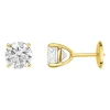 Boucles d'oreilles diamants, 2ct, en or jaune 18k, Annabelle, L'Etabli du Bijoutier, Haguenau