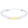 bracelet cordon baptême garçon personnalisable