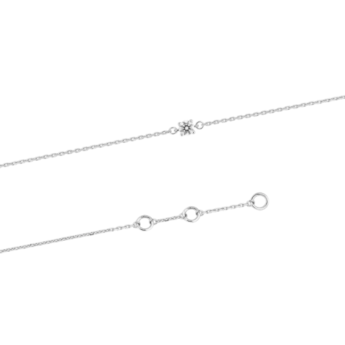 Bracelet diamant 0.15ct, serti griffe en or blanc 18k, Lumi n°1, L'Etabli du Bijoutier, Haguenau