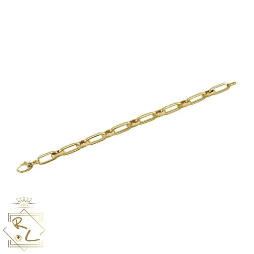 Bracelet finitions mat et poli en Or Jaune 750/000, Orphée, L'Etabli du Bijoutier, Haguenau