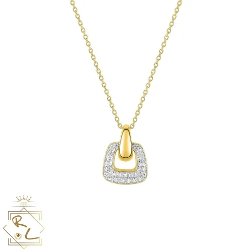 Collier en or jaune 750/000 et diamants, Elira 1, L'Etabli du Bijoutier, Haguenau