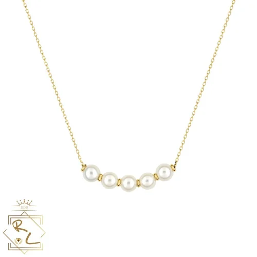 Collier en or jaune 750/000 et perles de culture, Iridia, L'Etabli du Bijoutier, Haguenau