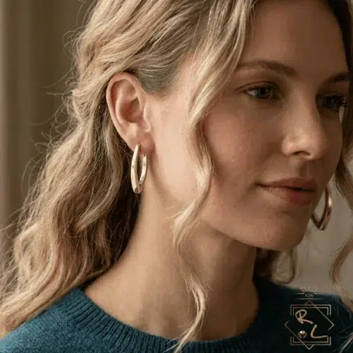 Boucles d’oreilles bicolores or jaune & or blanc