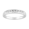 Demi alliance diamants, serti rail, 0.35ct en or blanc 18k, Paola L'Etabli du Bijoutier Haguenau