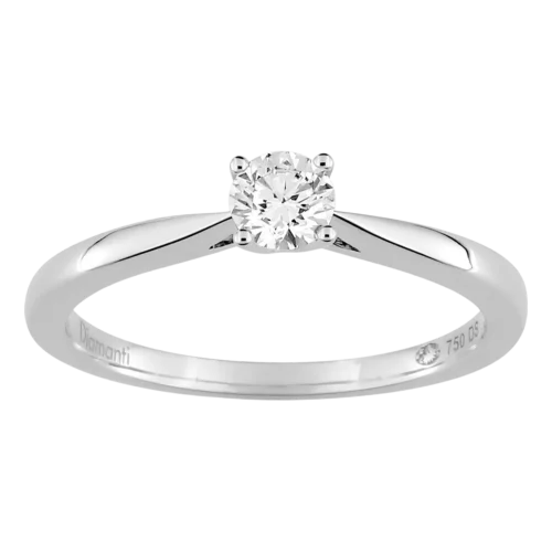 Solitaire en or blanc 18k, 0.30ct, Jeanne, L'Etabli du Bijoutier, Haguenau