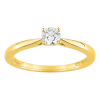 Solitaire en or jaune 18k, 0.30ct, Jeanne, L'Etabli du Bijoutier, Haguenau